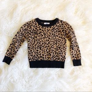 Old Navy Girls Leopard Sweater